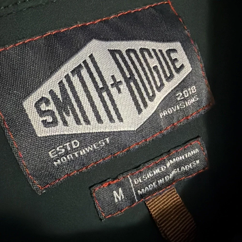 Smith and Rogue Men's Green Long Sleeve Roamer Shirt Jacket Shacket Size Medium